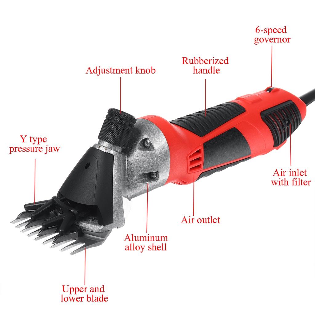 110/220 В 1000 Вт электрическая машинка для стрижки овец и домашних животных, комплект для стрижки шерсти, стрижка коз, домашних животных, принадлежности для стрижки животных, ферма