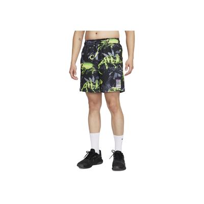 Dri-Fit Unlimited Studio 72 Print Quick-Dry Unline Woven Training Shorts Men Bottoms Volt-Green Yellow FB7981-337