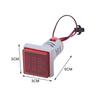 Мини Цифровой вольтметр-амперметр с двойным дисплеем AD16-22VAMS 220V Квадратный светодиодный цифровой амперметр-вольтметр