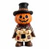 Double-Sided Printed Wooden Ornament Handmade Ghost Figurine Tabletop Ornament  Halloween