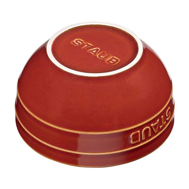 Керамическая круглая миска Staub 14 см (Античная медь)