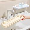 Punch Free Cloud Suction Cup Storage Rack Wall Mounted Wall Display Shelf  Bathroom