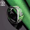 Luxury 925 Sterling Silver Inlaid Zircon Crown Pattern Ring For Women's Wedding Party Fine Cute Jewelry Birthday Accessories