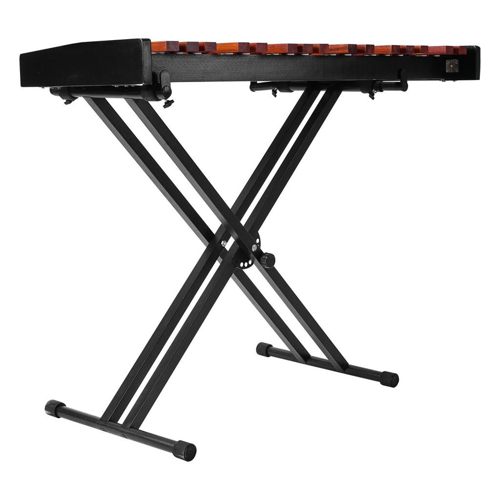Glockenspiel Xylophone, 37 Notes, Wooden Professional Xylophone Percussion Instrument, with Height Adjustable Stand, 4 Mallets, Carrying Bag, Beginner