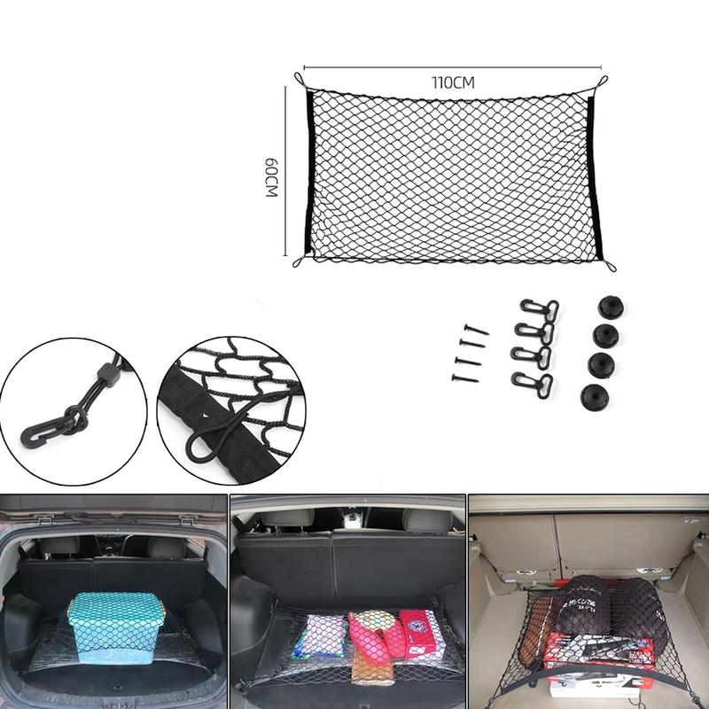 Car Trunk Mesh for Range Rover L405 L322 2003~2024 Luggage Cargo Net Storage Organizer Elastic Pocket Nylon Network Accessories