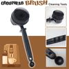 Long Handle Coffee Machine Cleaning Brush Silicone Arc Brew Head Brush Durable Kitchen Cleaning Tool