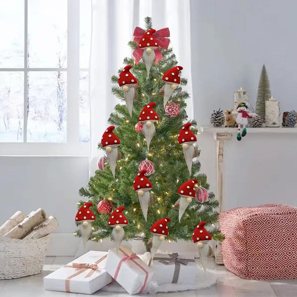 Праздничные принадлежности, Рождественское украшение гном, Подвеска для украшения рождественской елки гном, Подходит для украшения дома