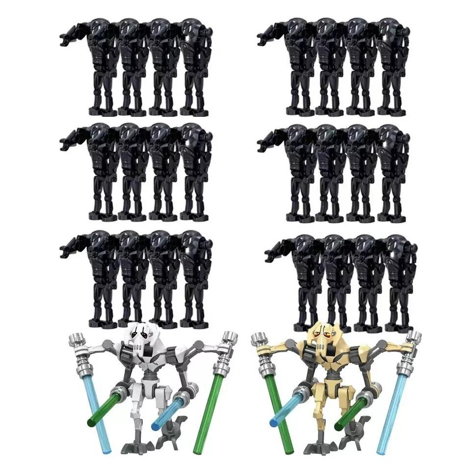 Star Wars Battle Droid Building Blocks Toy Figure Set for Boys, DIY Assembly Puzzle Bricks Kit, Bagged Multiple Styles