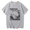 Футболка A Moon Shaped Pool Radiohead Мужская/женская Харадзюку Винтажный Графический 100% Хлопок Футболка Классическая Унисекс Высокое Качество Футболки