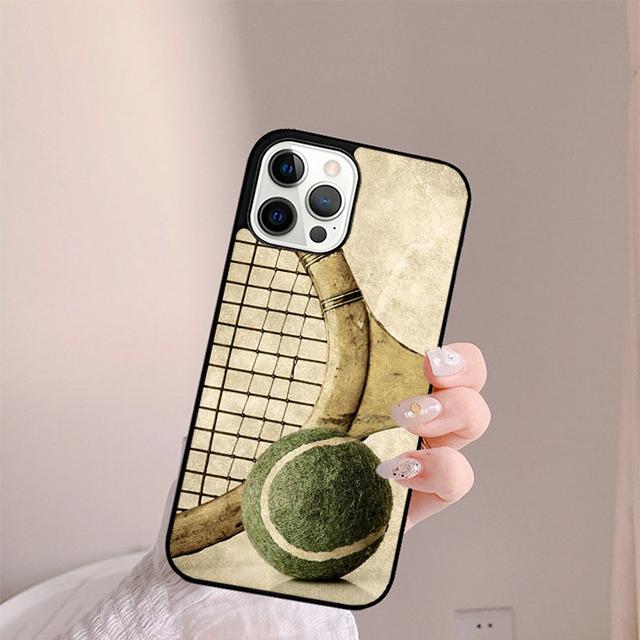 Спортивный чехол для телефона с изображением теннисного мяча для Apple iPhone 17 Air 11 Pro Max Plus SE2020 Чехол для iPhone 17 Air 14 15 16 13 12 Max Чехол