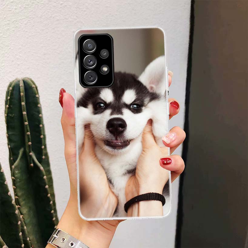 Siberian Husky Dog For Samsung Galaxy A16 A15 A14 A13 A56 A55 A54 A53 Phone Case A36 A35 A34 A33 A26 A25 A24 A23 A05S A04S A03S