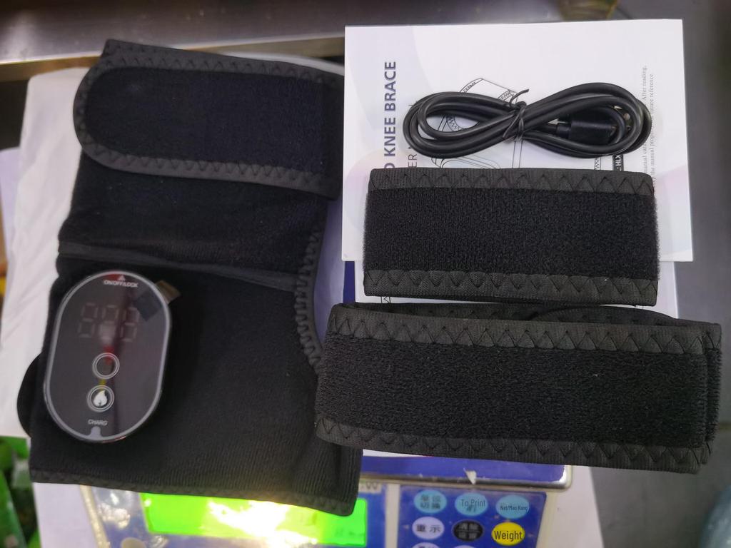 6-скоростной электрический нагревательный наколенник для холодной терапии суставов ног с компрессией полыни