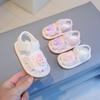 Летняя детская обувь для малышей детская обувь называется обувь детская обувь обувь для девочек сумка голова сандалии ремень кольцо 0-2 года