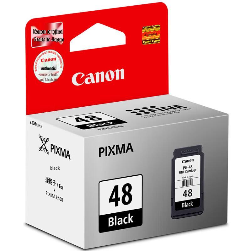 Canon PG-48 Black Original Ink Cartridge