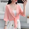 Short Jacket Plus Size Women's Lace Sun Protection Clothing Women's Thin Summer Cardigan Shawl Outer Outfit