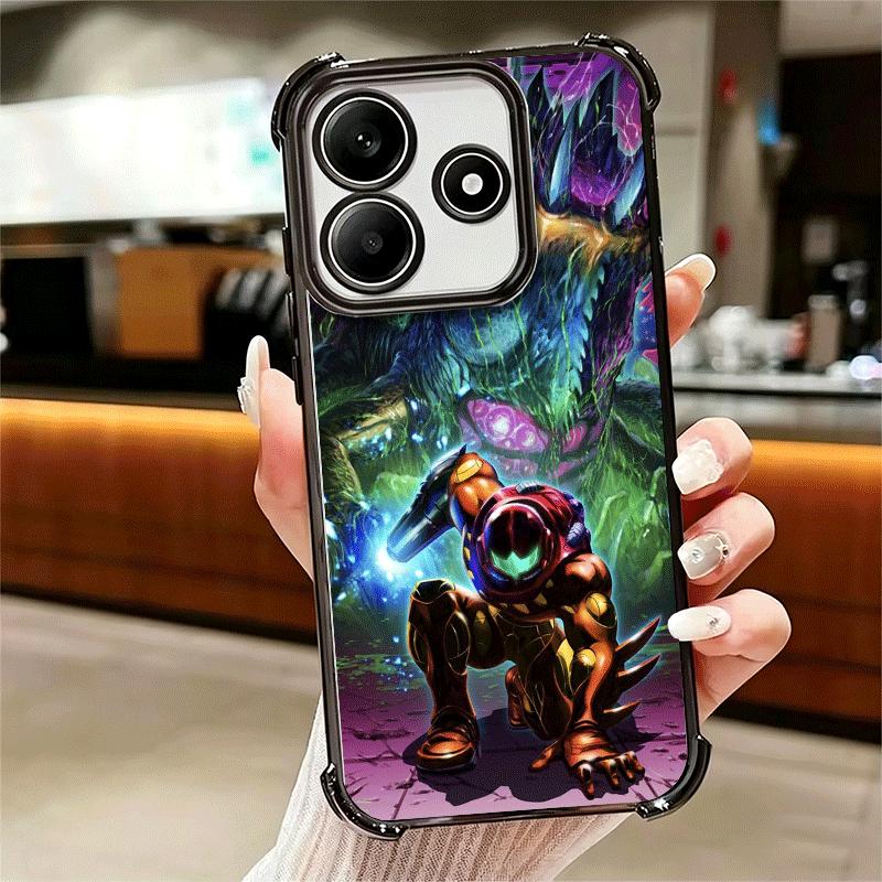 M-Metroids Soft Phone Case For Xiaomi Redmi Note 14 15 Pro Plus 13 12 11S 11T 5G 10 9S 9 Plating Anti-Fall Fundas