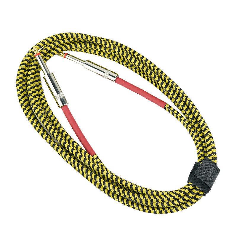 Noise Reduction Electric Guitar Cable - 3m, 6m, 10m Options: Bass Series & Effect Pedal Connection