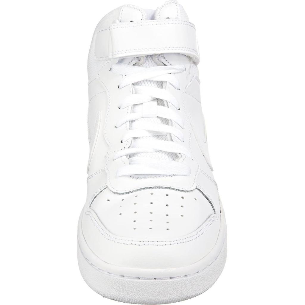 (GS) Nike Court Borough Mid 2 'Triple White' Kids' CD7782-100