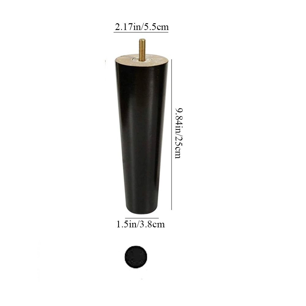 Conical Replacement TV Cabinet Chair Durable Sofa Leg Furniture Leg Table Feet for Coffee Table