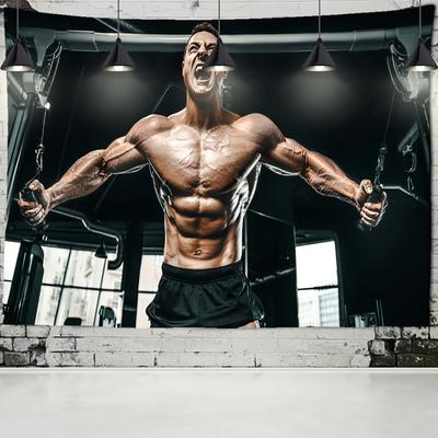 Сексуальный мускулистый мужчина гобелен настенный хиппи Tapiz Art Simple Mystery Спальня общежития домашний декор фоновая ткань