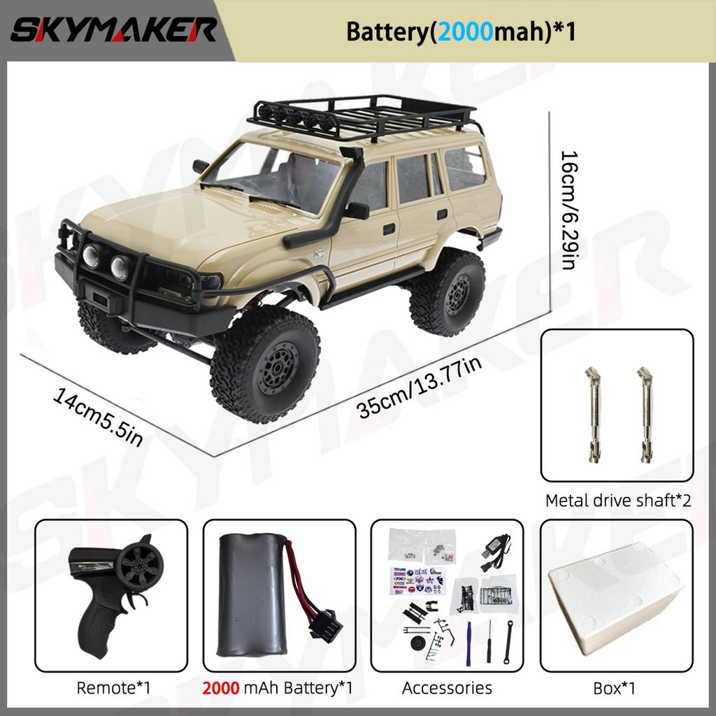 WPL C54 C54-1 1/16 Радиоуправляемая машина LC80 Модель 2.4G 4WD Внедорожник Пульт дистанционного управления Светодиодная Скалолазающая RC Грузовик Электрическая Игрушечная Машина Подарок для Мальчика