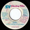 7-дюймовая пластинка LITTLE KIRK LITTLE LENNY Diana NONE Shocking Vibes 1989 Ямайка Регги Ска Даб Б/у