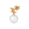 CELINE Les Perles CELINE Earrings In Brass With Gold Finish And Glass Pearls Women's 460TZ6BPE01GI