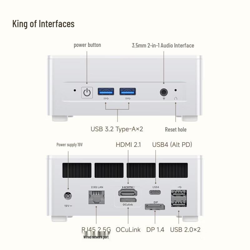 MINISFORUM UM760 Plus AMD R5-7640HS Mini PC (CN version)