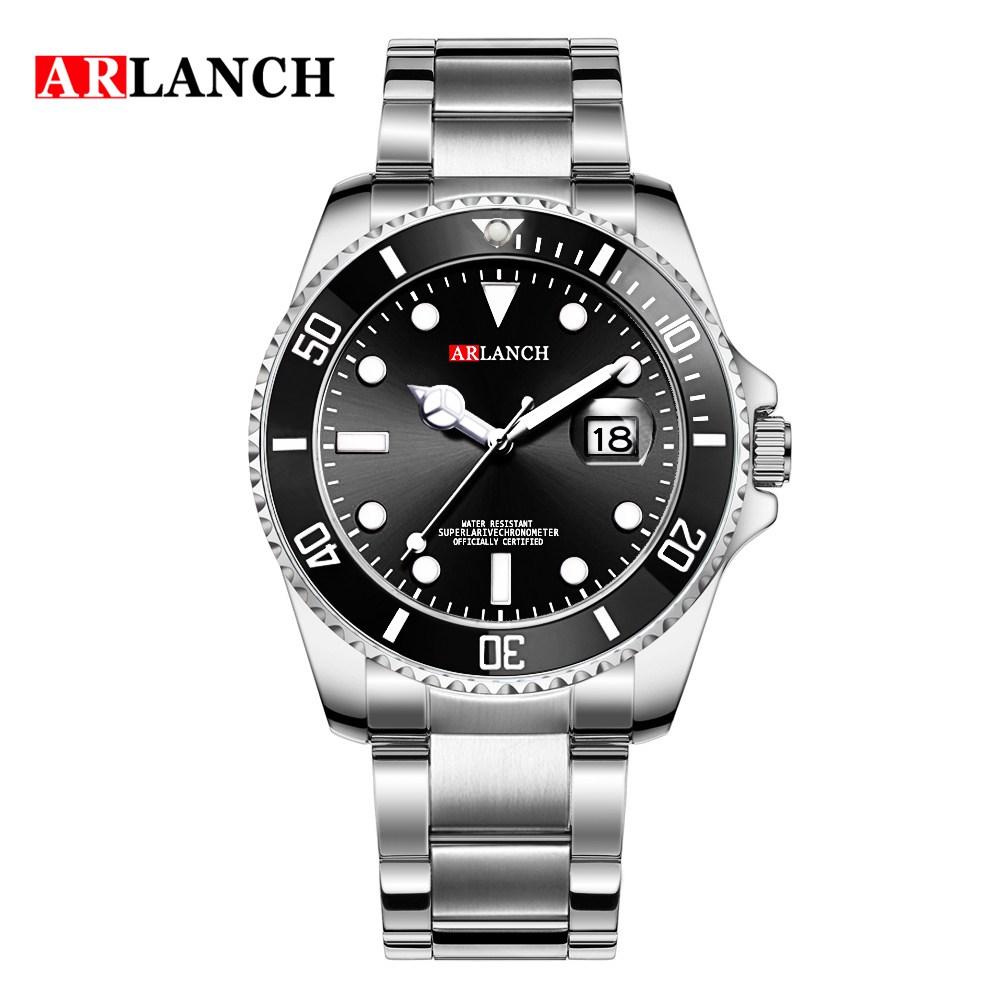 ARLANCH Sell Men Quatrz Watch Sport Mens Watches Top Brand Luxury Waterproof Full Steel Quartz Clock Men Relogio Masculino