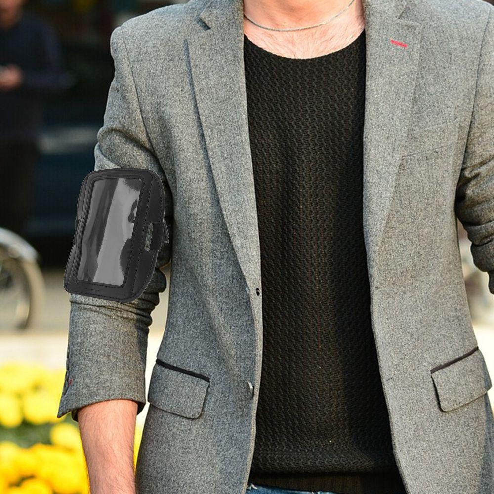 Adjustable ID Card Holder Elastic Band Armband ID Card Case Arm Badge Holder Men/Women