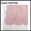 Б/у Шарф LOUIS VUITTON Хлопок Розовый С Коробкой