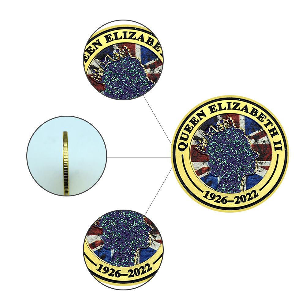 Queen of Australia, Queen Elizabeth II Coins, 1926-2022, Emblem of England, Metal Medal