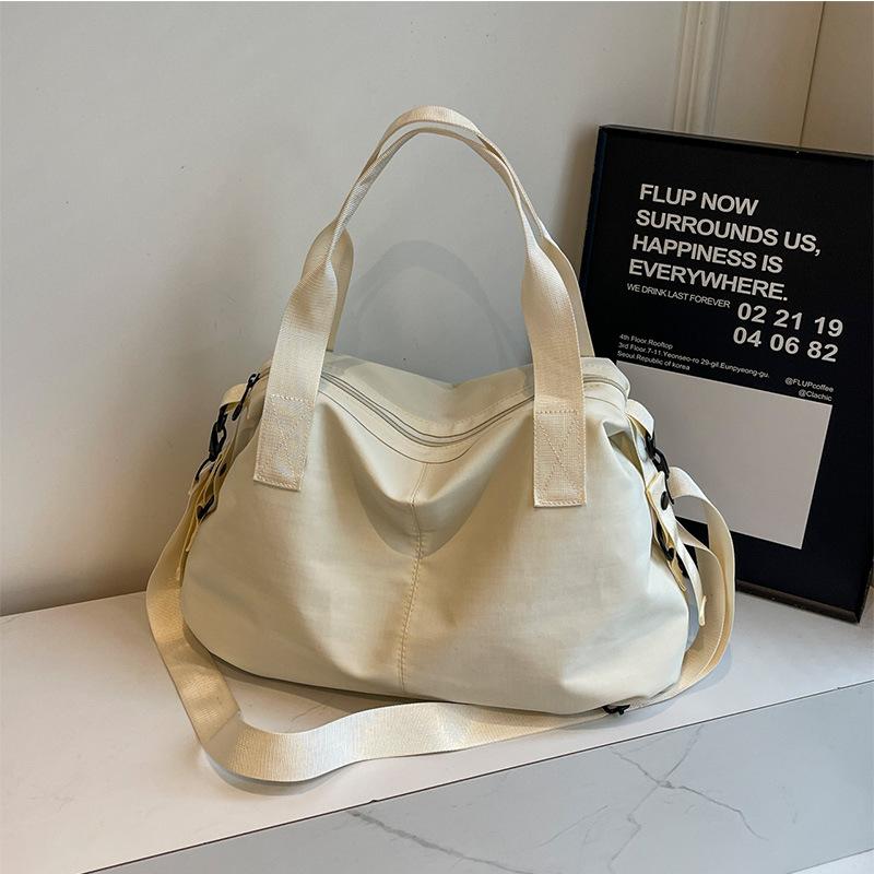 Легкая дорожная сумка большой вместимости, сумка через плечо для улицы, модная универсальная спортивная сумка для спортзала, сумка-тоут для переноски вручную