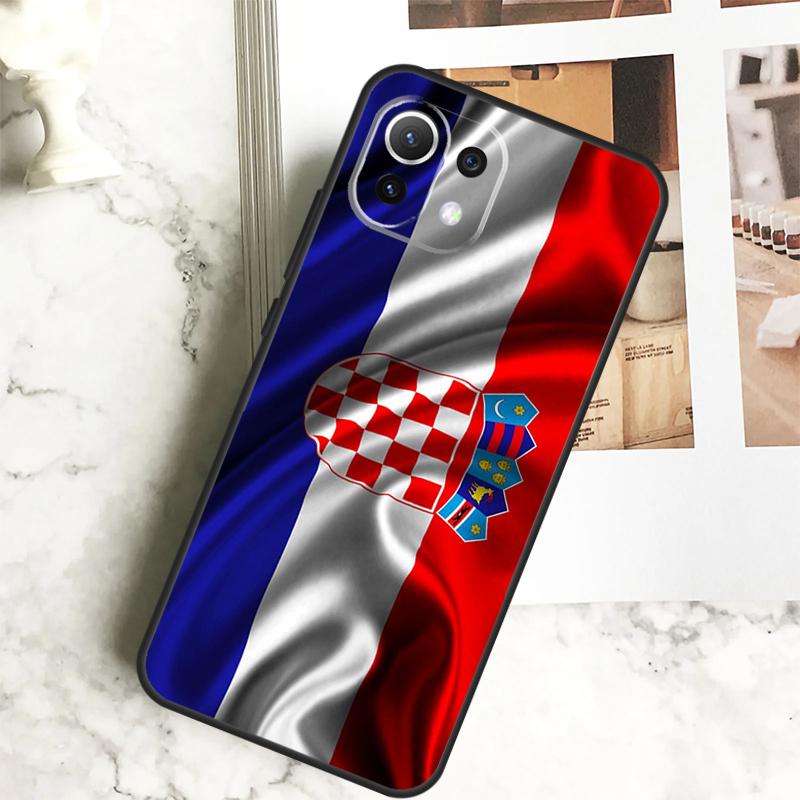 Croatia Flag Case For POCO X6 M6 Pro X5 X3 M5s F3 F5 Xiaomi 14 Ultra 12 13 Lite 11T 12T 13T Pro Cover