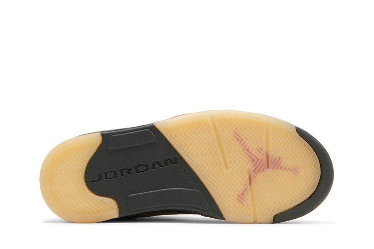 Женские кроссовки Nike Jordan 5 Retro Gore-Tex Off Noir (Женский) Off Noir/Fire Red-Black-Muslin