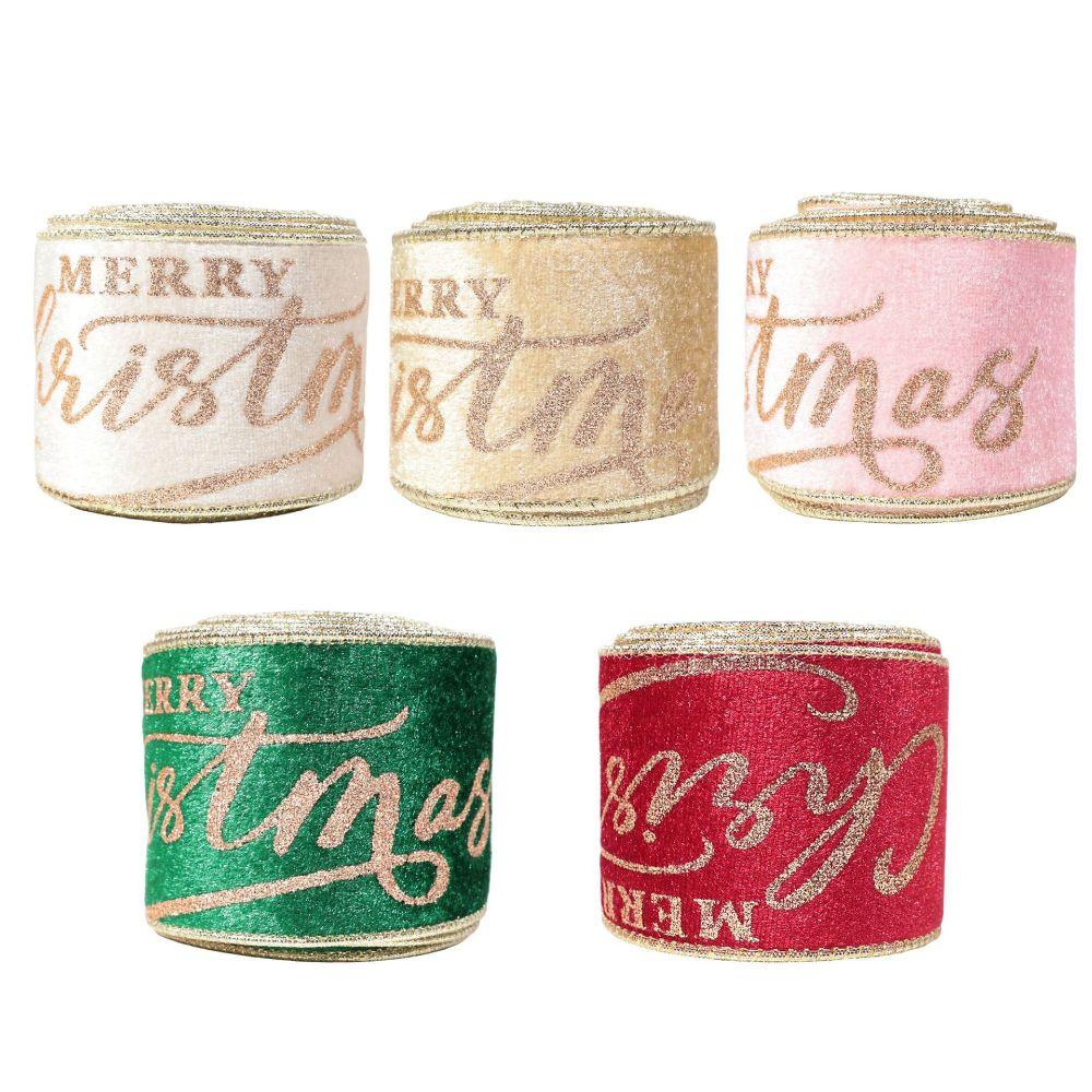 Craft Ribbon Christmas Bow Ribbon DIY Craft Bow Decorative Webbing Home Decoration