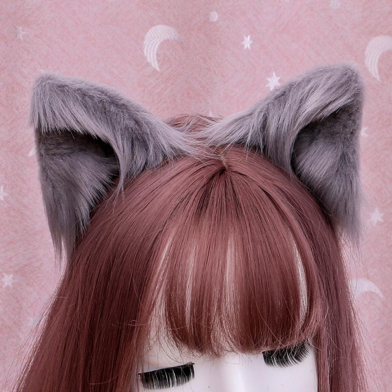 Cat Ears Anime Lolita Hair Accessories Ears Cosplay Kawaii Wig Gothic Headdress Lolita Accessories  Cat Ears Head Band
