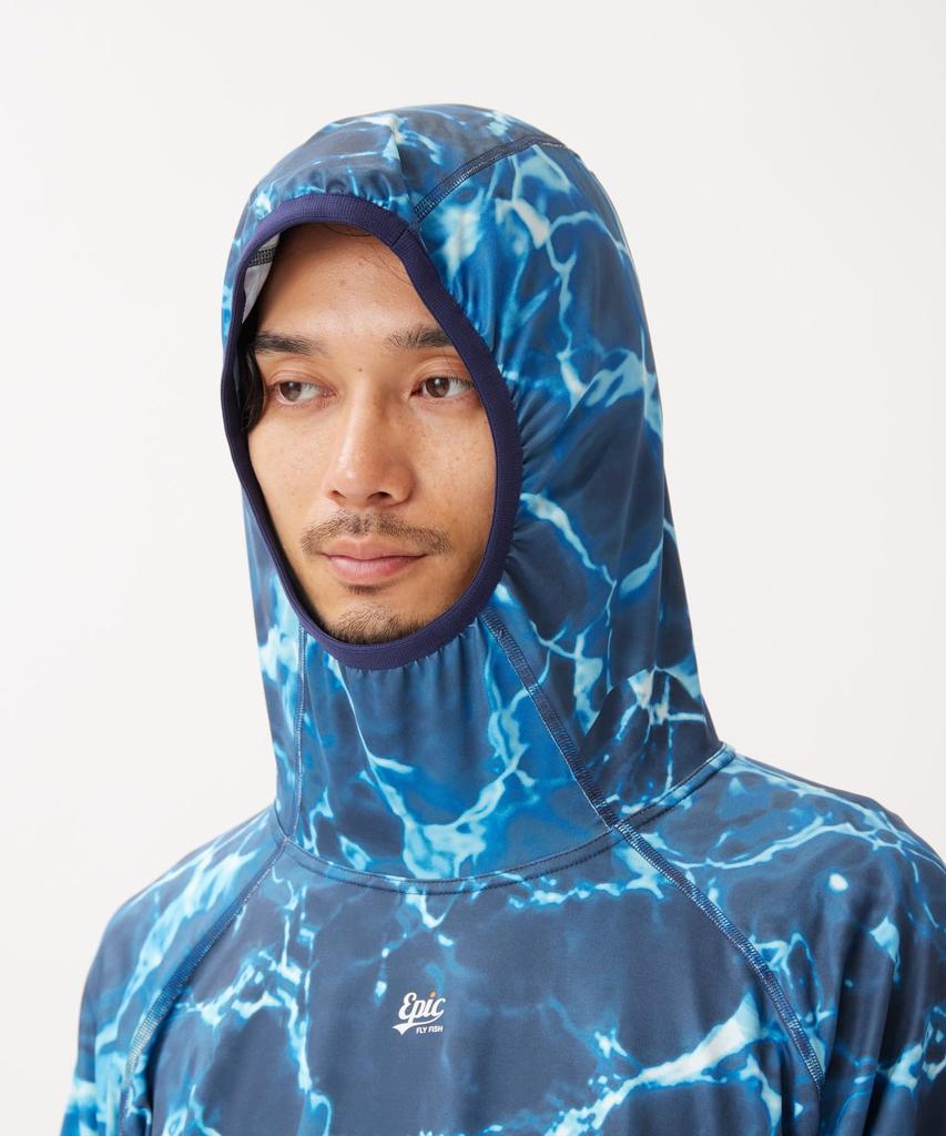 Мужская толстовка с капюшоном Lindis Sun Hoodie, легкий размер M [Snow Peak] EP-CS-26SU003 Женская, Серая,