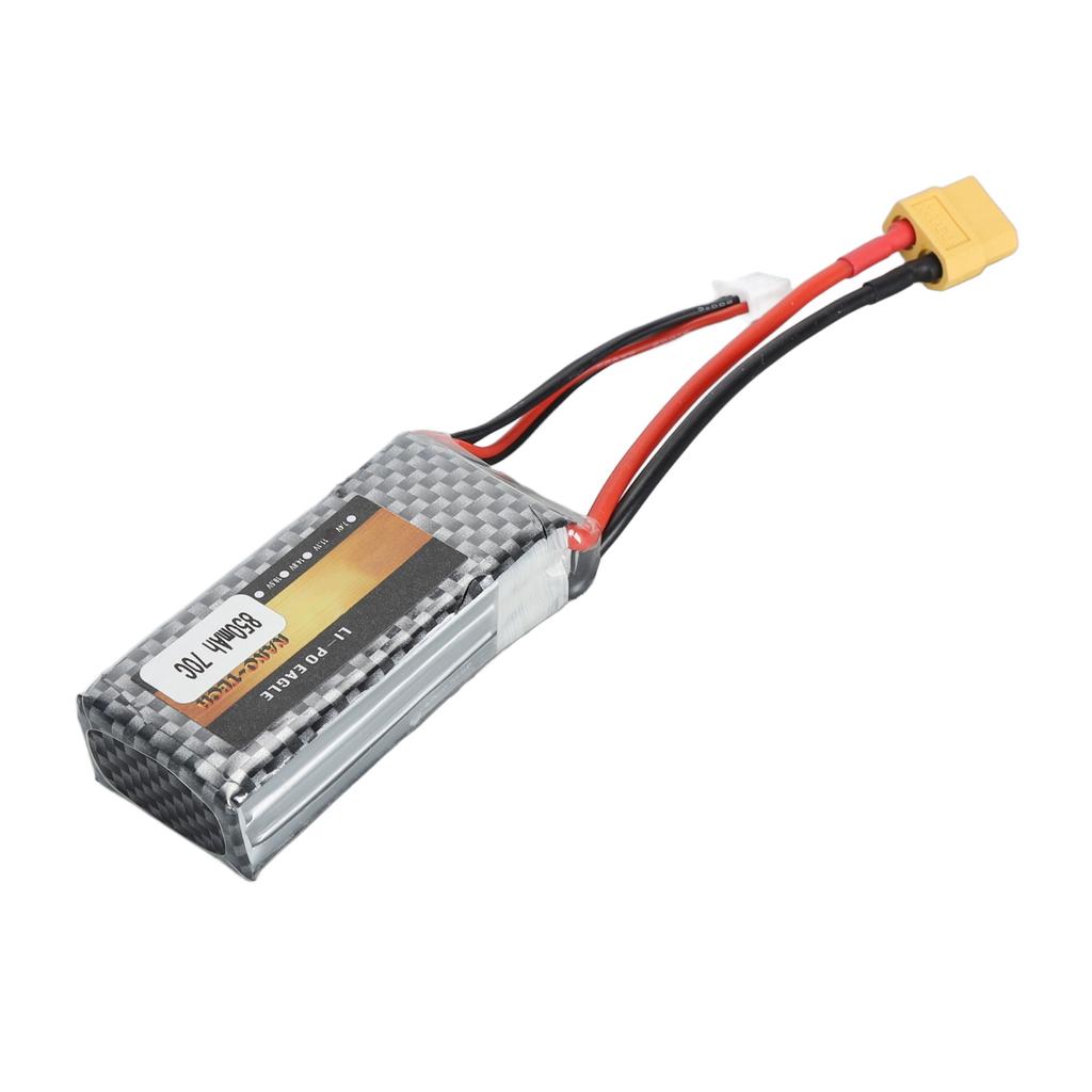 Drone Lithium Battery 11.1V 3S 850mah with XT60 Plug RC Remote Controlled Rechargeable for Quadcopte