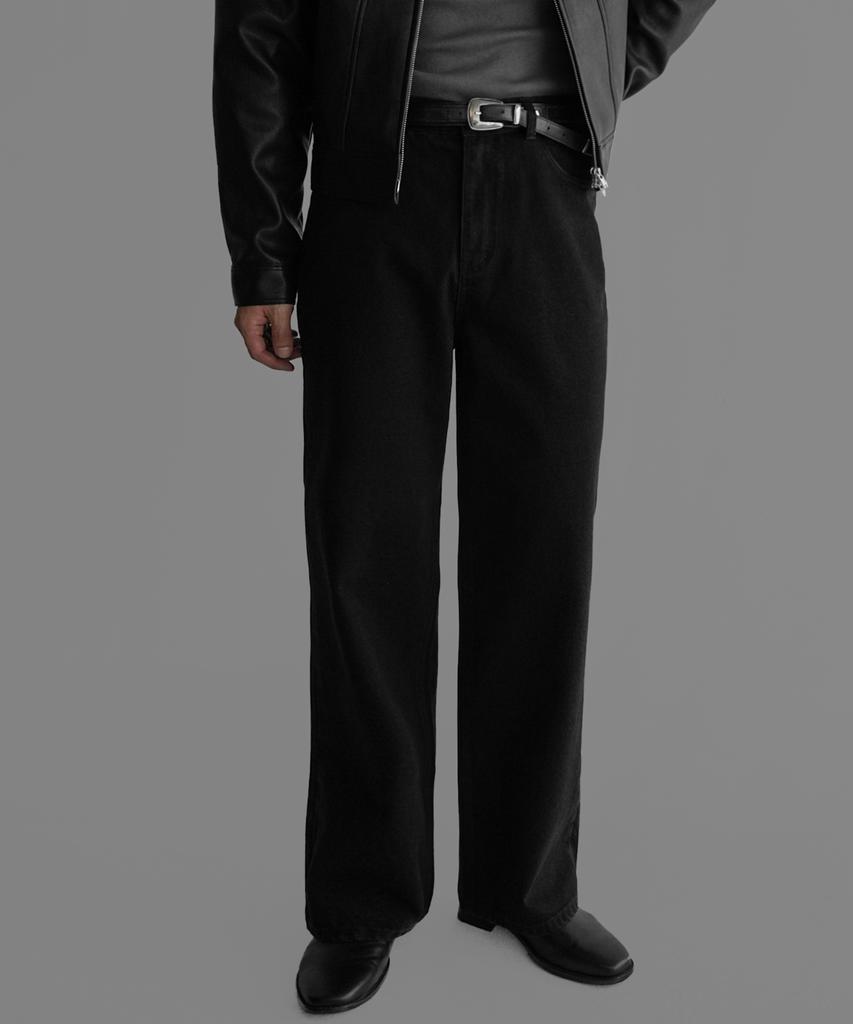 Джинсы Baulopeulodeogteu One Washed Black Полуклеш