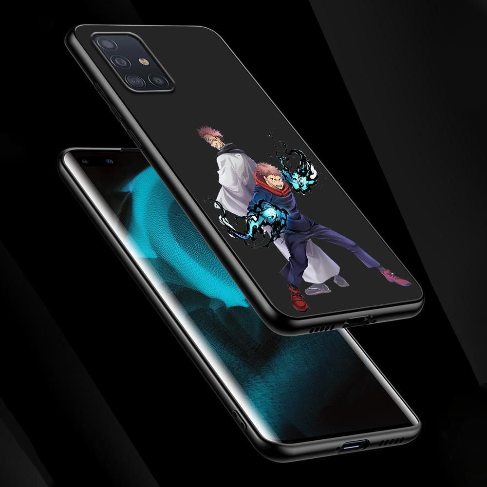 Чехол для телефона с изображением аниме Jujutsu Kaisen для Samsung Galaxy A12 A52 A51 A32 A21s A71 A02s A22 A31 A72 A41 A02 A42 A01 A03, черный чехол из ТПУ