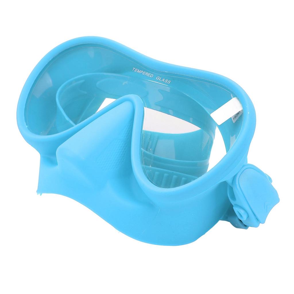 Anti-Fog Swim Goggles & Snorkel Mask with Tempered Glass for Freediving - Perfect for Underwater Exploration