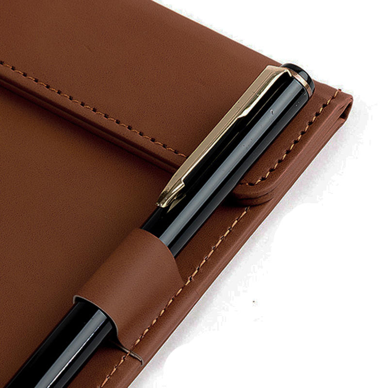 A4 Meeting Pad Clip Leather Recording Clip Business Pen Slot Office Practical Folder Writing Memo Clip