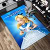 Personalized Name Princess Aurora Living Room Non-Slip Area Rug Soft Carpet for Bedroom Kids Playroom Sofa,Office Home Decor Doormat