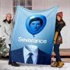 1 шт. Плед Severance из фланели для улицы, мягкий, уютный, теплый, для всех сезонов, можно стирать в машине,