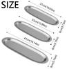 Stainless Steel Picnic BBQ Plate Long Plate Food Serving Dish Sushi Plate  Outdoor Tableware