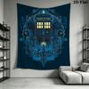 Digital print TARDIS art Pattern Home Decor Tapestry, Wall Hanging, Decorative RV Wall Cloth.XGT0914503