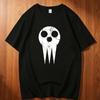 Soul Eater Cotton Tshirt Teen Comfortable Korean Clothes Kawaii Grunge Streetwear Top Tees Gothic Trendy Harajuku Grunge Classic