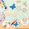 Top Quality Princess Magic Wand Craft Kit DIY Wooden Painting Art Supplies Unique Styles for Birthday Parties Handmade Craft Kit
