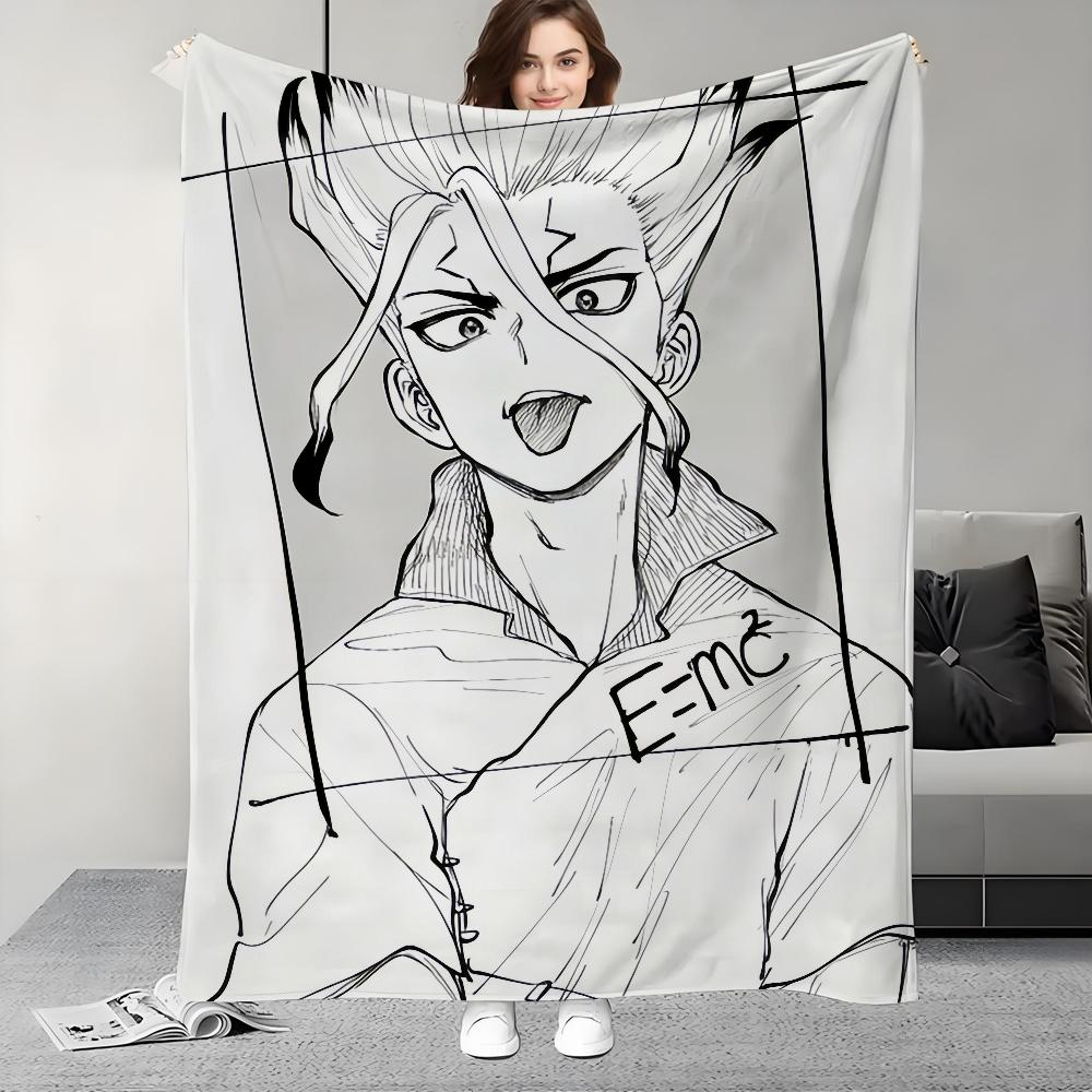 Anime D-Dr.S-STONE Blanket Design Lightweight For Dorms, Naps, Living Room, Office,Sofa,All-Season